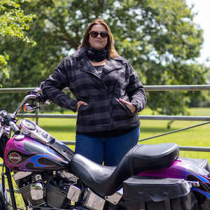 Motogirl: Jessie Flannel Jacket - FINAL SALE