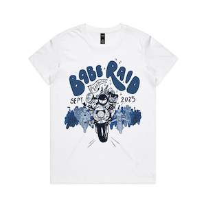 Casual Apparel: Peak Moto BABE RAID 2025 Event Tee [Limited Run] - Rally Design - PREORDER