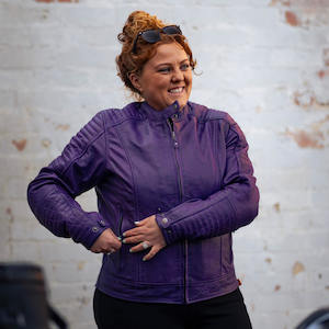 Leather Jackets: Valerie Leather Jacket - FINAL SALE