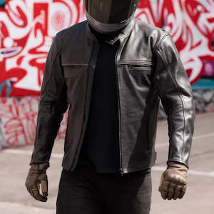 Cruiser Motorcycle Gear: The Rumbler Distressed Classic Jacket