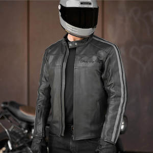 Cruiser Motorcycle Gear: Dusk Leather Motorbike Jacket