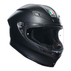 Street Commuting Motorcycle Gear: AGV K6 Helmet - Matt Black