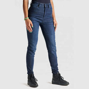 Womens Motorcycle Pants: Kusari Cor Skinny-Fit Cordura® Women's Jeans - FINAL SALE