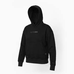 Storm Unisex Armoured Hoodie - Black + Dark Reflective (Stealth Black)
