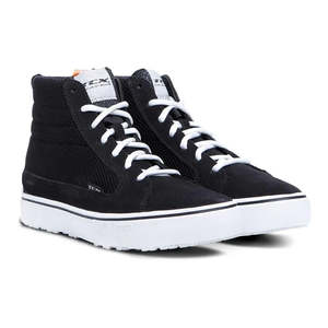 Street Commuting Motorcycle Gear: Street 3 Air Lady Shoes - Black/White