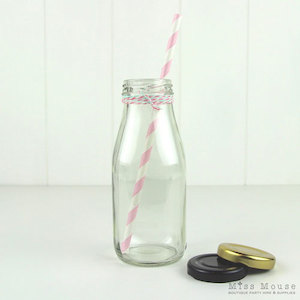 Products: Mini Glass Milk Bottles