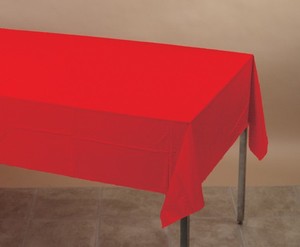 Products: Red Table Cover