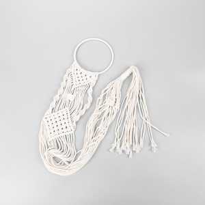 Macrame Plant Hanger: Macrame Plant Hanger - E