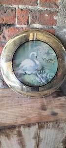 Mid Century Convex: Mid Century Convex  Swans/Ducks  M302