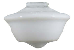 Reproduction Lighting: Medium School House Glass Reproduction