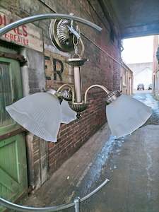 Sale Stock: Three Arm with Frosted Glass Shades     TA4