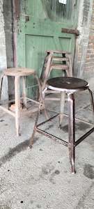 French Industrial Stool