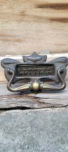 Parts: Lovely Antique Letters Slot for Door. BLS