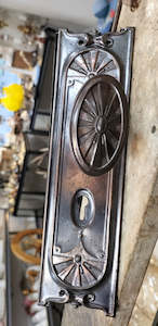 Victorian Door Handle and Plate       VH7