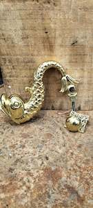 FISH Brass Door Knocker.  FBK