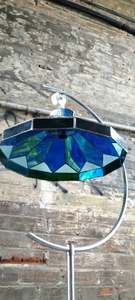 1980s Lighting: Extra Large NZ Made Leadlight.    LM33