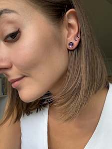 Earrings: Amethyst Earrings Set