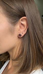 Lepidolite Earrings Set