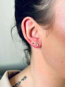 Earrings: Iskra Studs - Citrine