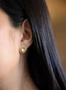 Carta Studs - Citrine