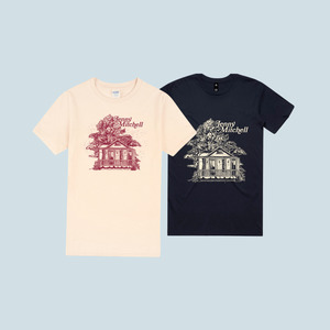 Forest House T-Shirt - Navy or Cream - Jenny Mitchell