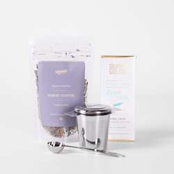 Frontpage: Digest SOOTHE Tea + Dark Mylk Chocolate Bundle