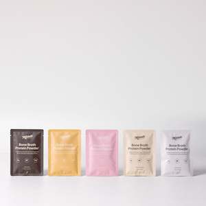 Featured Home Page: Bone Broth Protein Powder | Mixed Single 5-Pack
