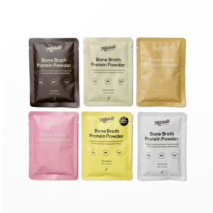 Bone Broth Protein Powder | Mixed Single 6-Pack