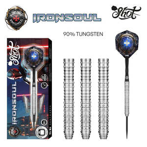 Future Knights Ironsoul Steel Tip Dart Set-90% Tungsten Barrels