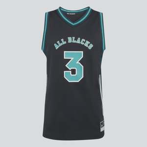 Clothing: All Blacks Basketball Jersey