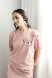 T-Shirts: Rare Manawa T-Shirt – Blush