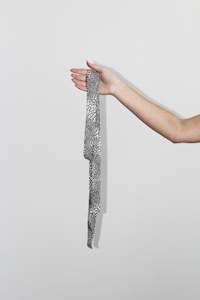 Tie Accessories: Thin Sash Tie in Taniwha Print