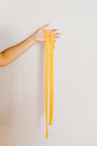 Tie Accessories: Thin Sash Tie in Kōwhai