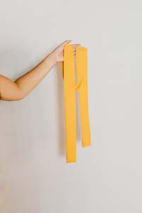 Tie Accessories: Thick Sash Tie in Kōwhai