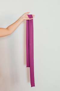 Tie Accessories: Thick Sash Tie in Fuchsia