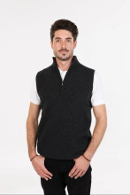 Products: Native World Sleeveless Half Zip Vest - Possum Merino NB435