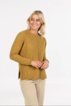 Native World Alternate Stripe Sweater - Possum Merino NB904