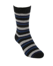 Lothlorian Accent Stripe Socks - Possum Merino 9895
