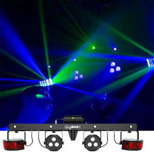 DJ Equipment: Chauvet GIGBAR2 - 4 in 1 LED Effect Light (Derbys, Pars, Laser & Strobe)