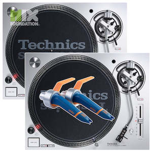 Technics SL-1200MK7 Direct Drive DJ Turntable (PAIR) with Ortofon Concorde DJ Ca&hellip;