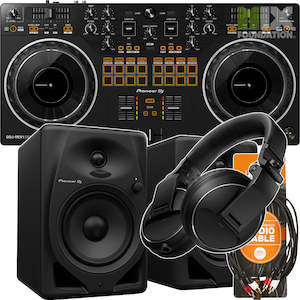 DJ Equipment: Pioneer DDJ-REV1 Scratch-Style Controller for Serato DJ Lite | Beginner Pack 2