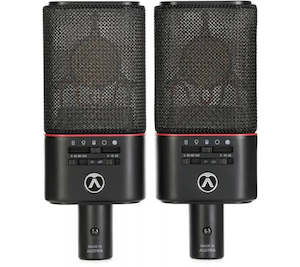 Austrian Audio: Austrian Audio OC818 Black Multi-Pattern Dual Output Condenser Microphone Studio Set DUAL
