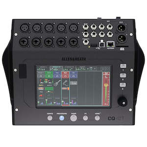 Sale Live Sound Pa: Allen & Heath CQ-12T Compact 12-Channel Touchscreen Digital Mixer w/ Wi-Fi, Bluetooth & SD/USB