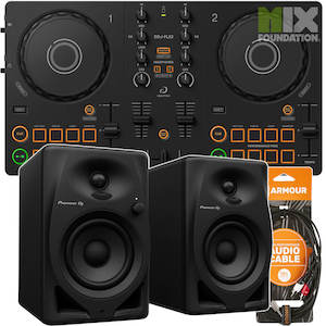 Sale: AlphaTheta DDJ-FLX2 Compact  Bluetooth DJ Controller | Beginner Pack 1