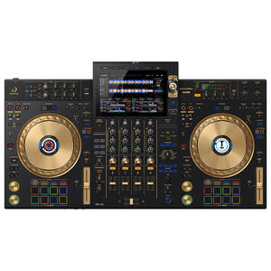 Alphatheta: AlphaTheta XDJ-AZ-N Gold Limited Edition Professional 4-Channel All-In-One DJ System