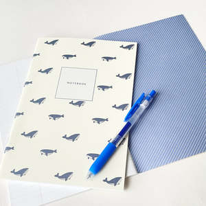 All Memo Pads: Matoka Whale Notebook - A5