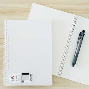 All Memo Pads: Kokuyo Soft Ring Notebook - Clear | Dot Grid