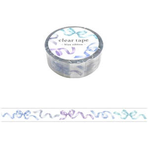 All Washi Tapes: Clear Tape - 15mm | Blue Ribbon