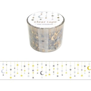 All Washi Tapes: Clear Tape - Star Ornamental