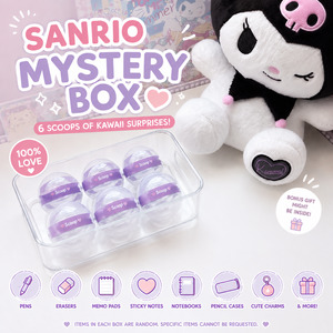 All Stationery Boxes: Sanrio 6-Scoop Mystery Box